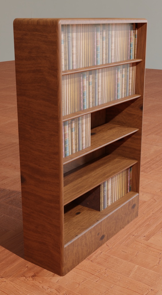 【3Dモデル】本棚 【無料配布】