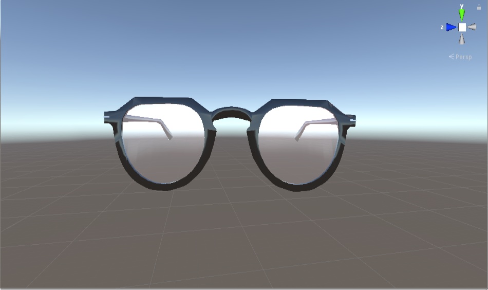 【VRC想定】ウェリントン型メガネ【無料配布】