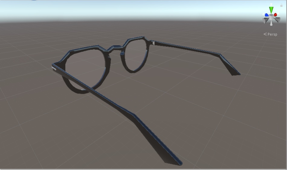 【VRC想定】ウェリントン型メガネ【無料配布】