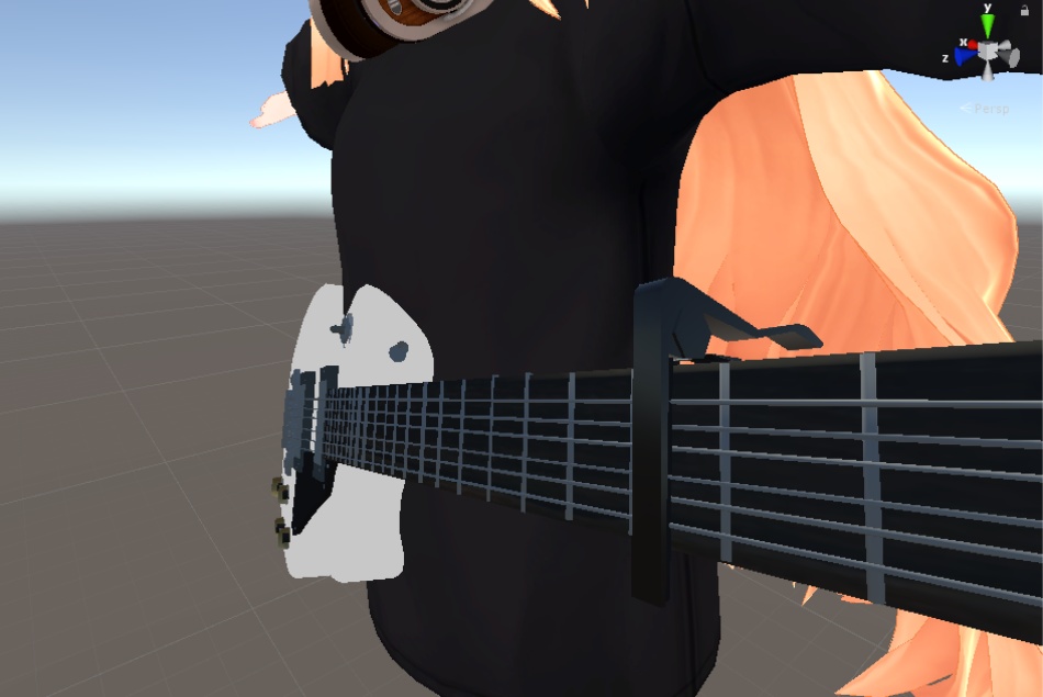 【無料配布】シンプルなカポタスト【VRC想定】