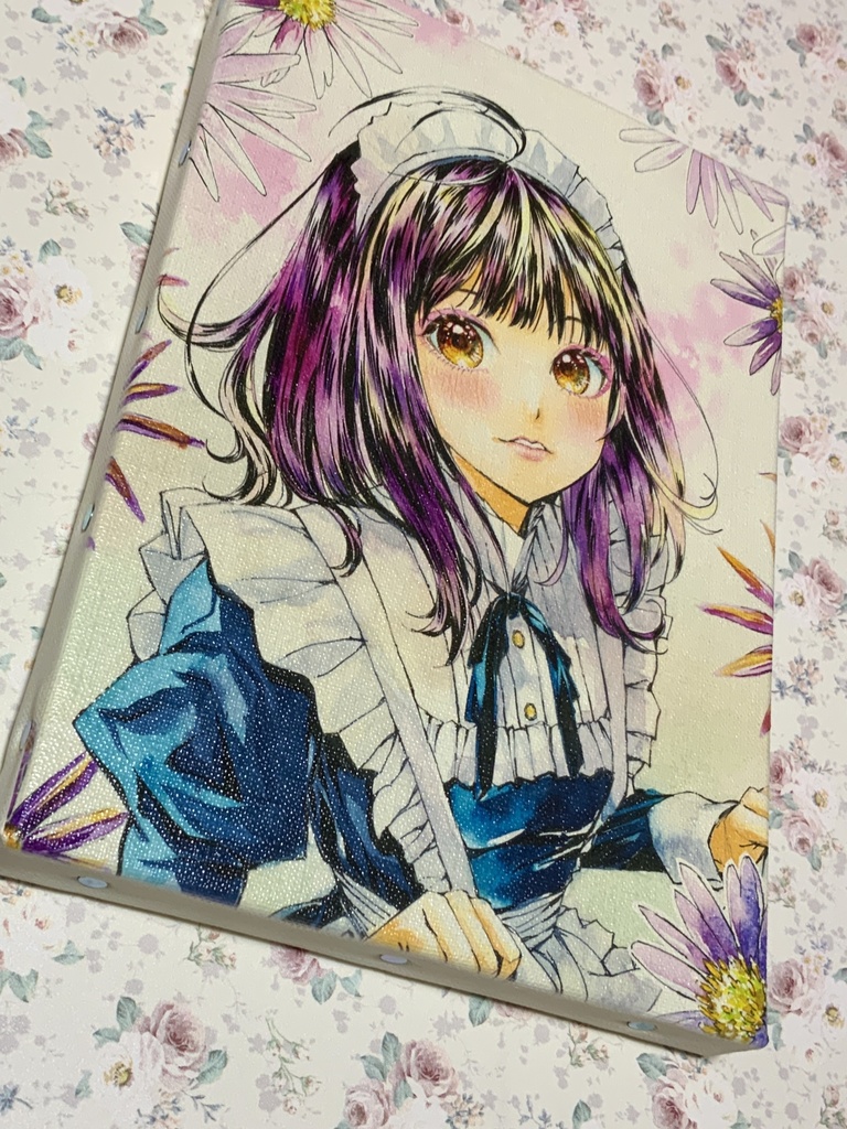 【キャンバス】『あやかし喫茶の代替わり』紫苑（SMサイズ）