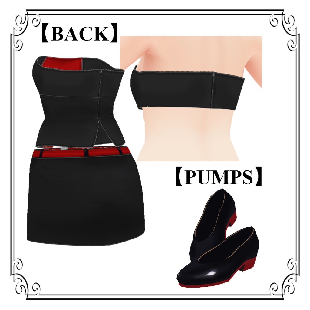 【VRoid texture】All-rounder_swim_水着_キャンギャル