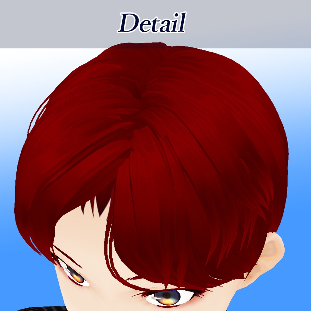 VRoid β版【メンズVRoid ヘア プリセット 男性用】-VRoid Men's hair pre-set