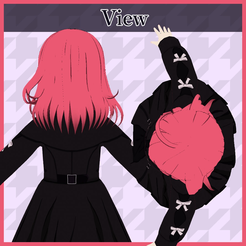 .VRoid file_全身セット【アニメ調 レディな少女 素体】-Anime style Girl- (髪, 体, 顔,衣装...hair, body, face, costume...)