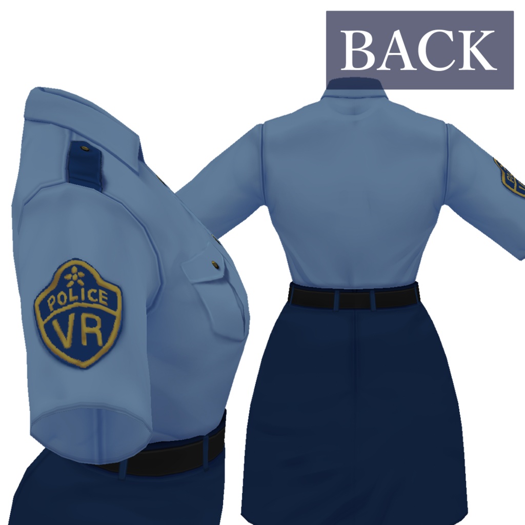 VRoid1.0~【警察官制服】-Police uniform-