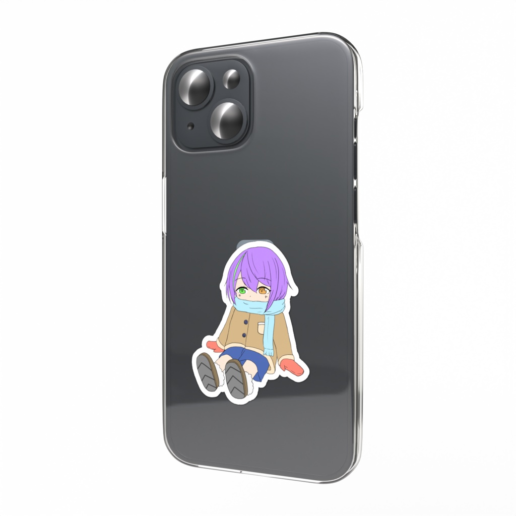 佇むにうとりのちゃんステッカー