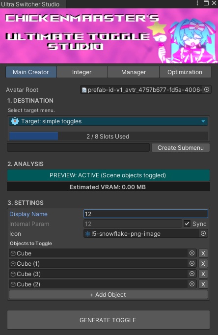 Ultimate Toggle Studio