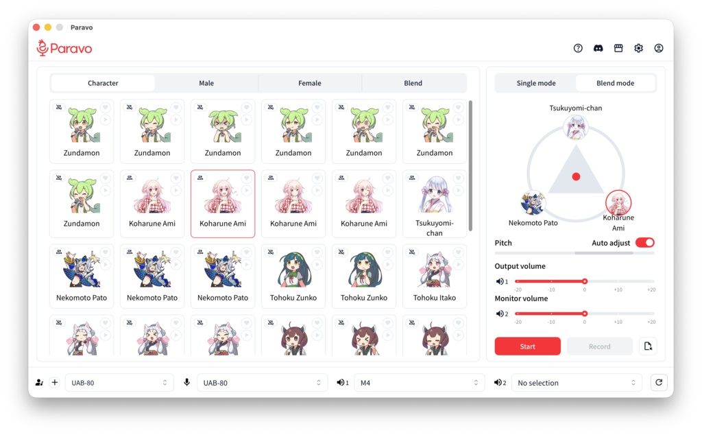 Paravo / CPUだけで動くリアルタイムAIボイチェン