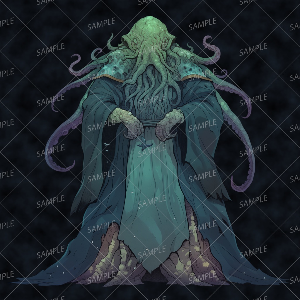 【神話生物】触手を纏う支配者_透過