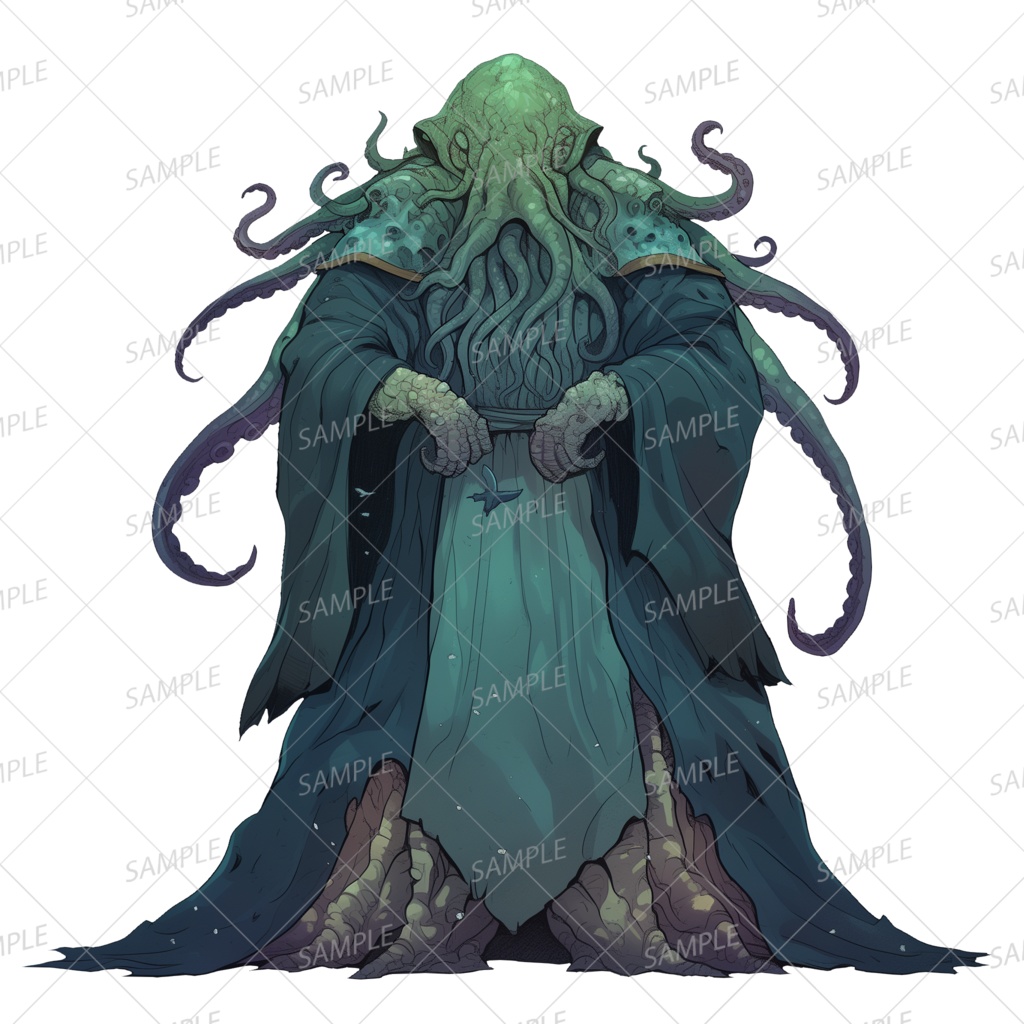 【神話生物】触手を纏う支配者_透過