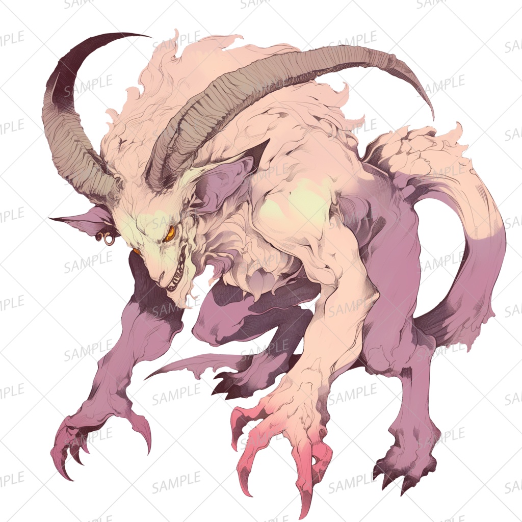 【神話生物】忌まわしき災厄の獣_透過