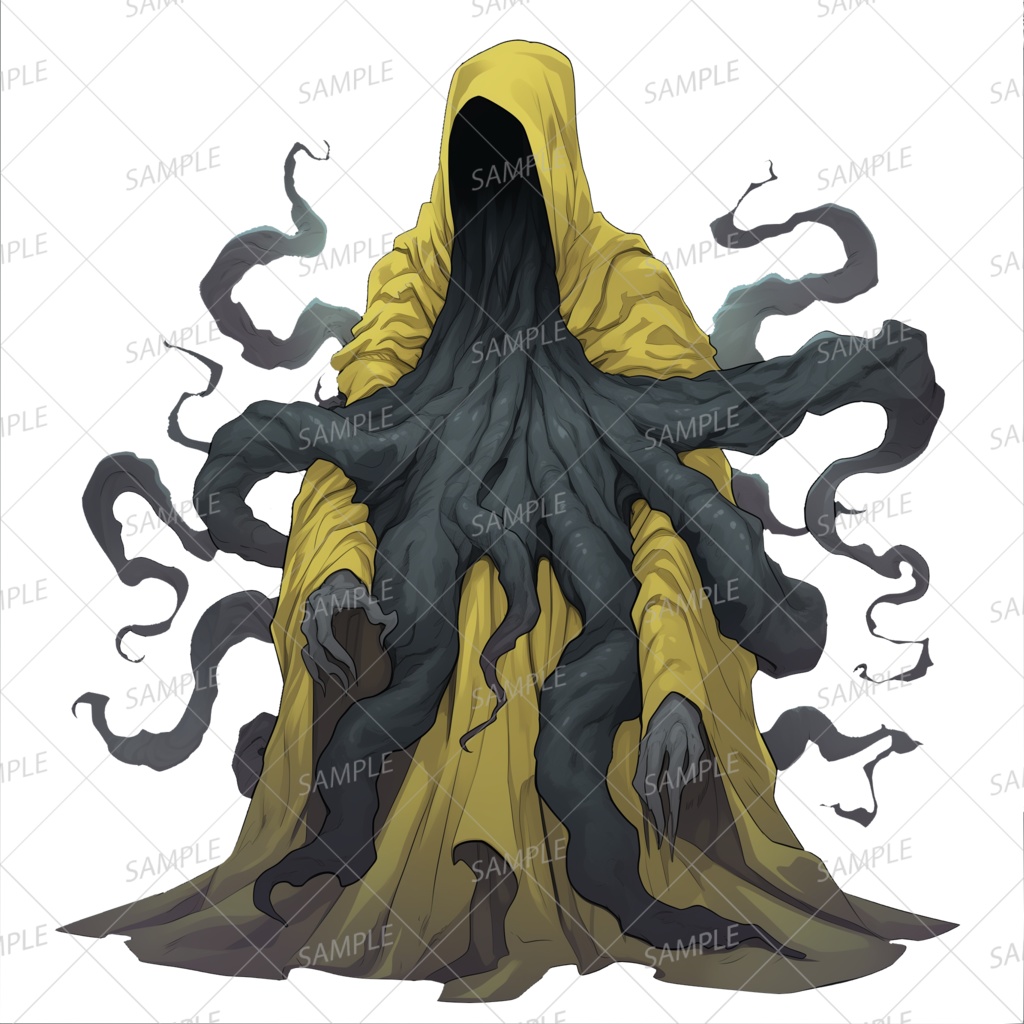 【神話生物】黄衣の審判者_透過