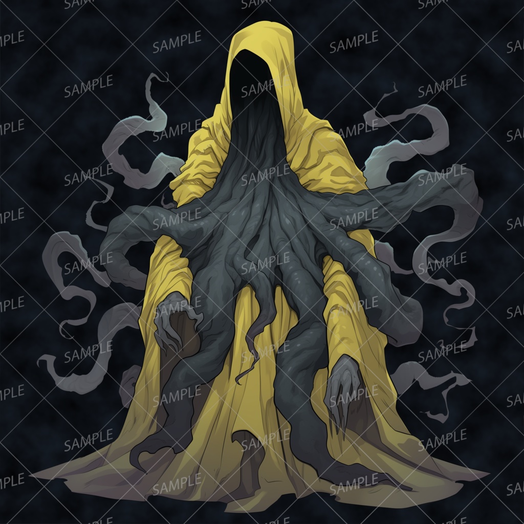 【神話生物】黄衣の審判者_透過