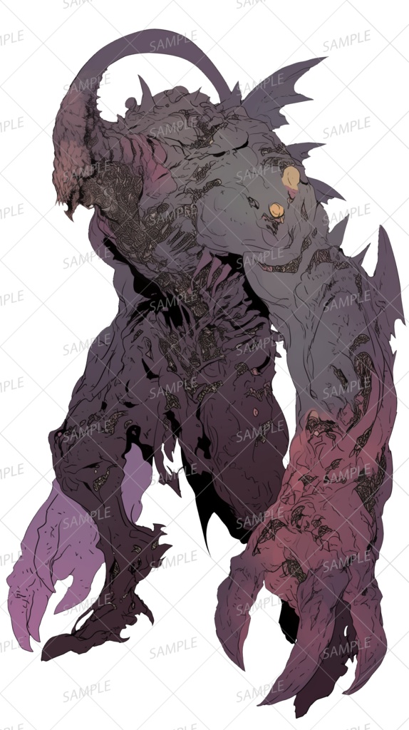 【神話生物】異形の巨体と歪む魂_立ち絵透過