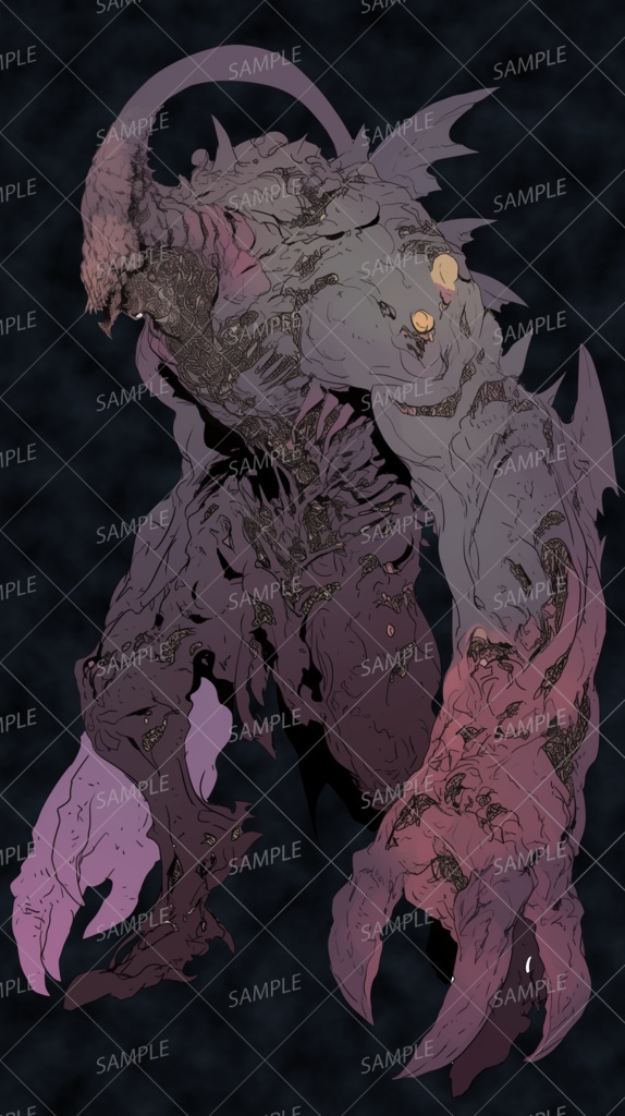 【神話生物】異形の巨体と歪む魂_立ち絵透過