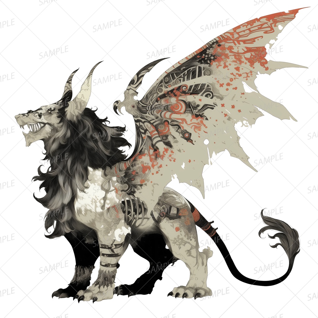 【神話生物】朽ちた禁忌と堕落の獣_透過