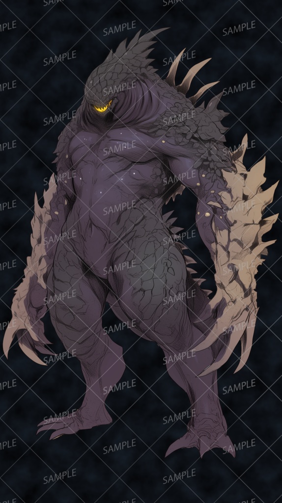 【神話生物】荒廃の巨神_立ち絵透過