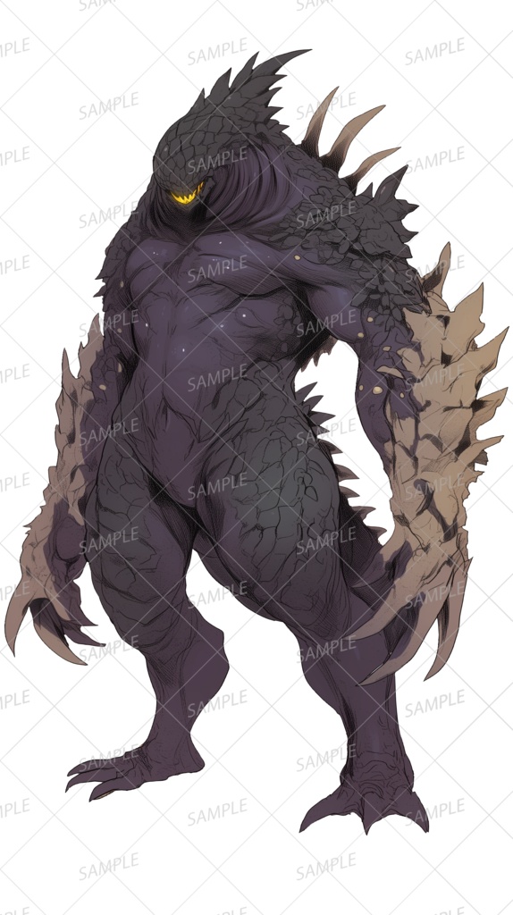 【神話生物】荒廃の巨神_立ち絵透過