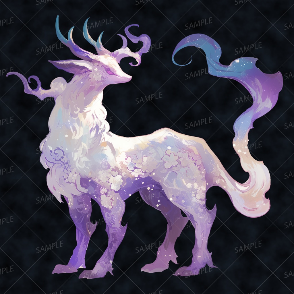 【神話生物】幻光の星獣_透過