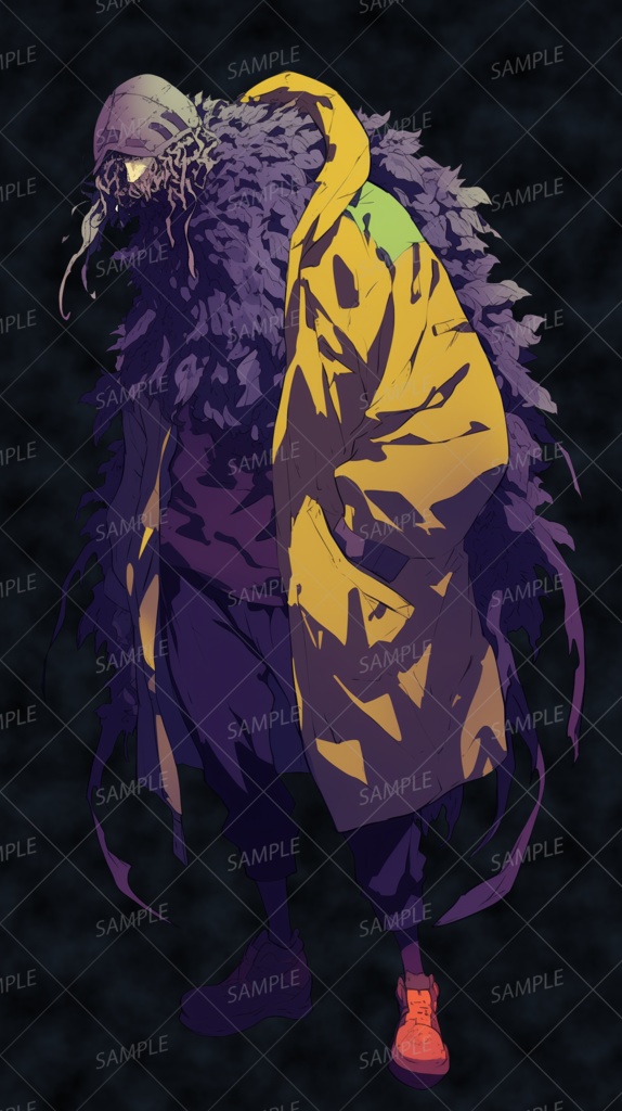 【神話生物】滅びを背負う黄衣_立ち絵透過