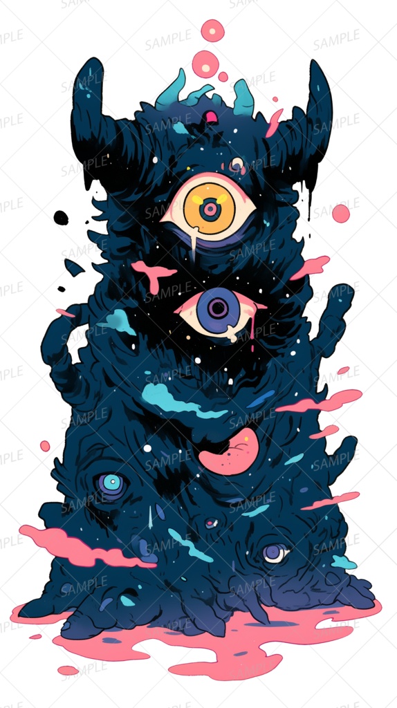 【神話生物】不可視なる真理の観察者_立ち絵透過