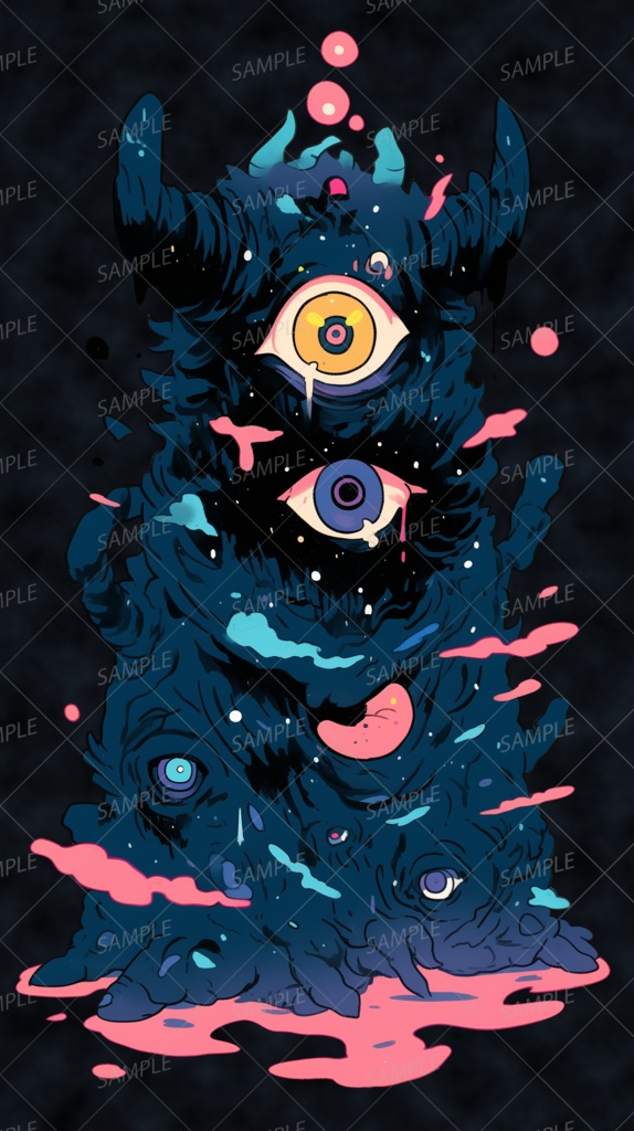 【神話生物】不可視なる真理の観察者_立ち絵透過