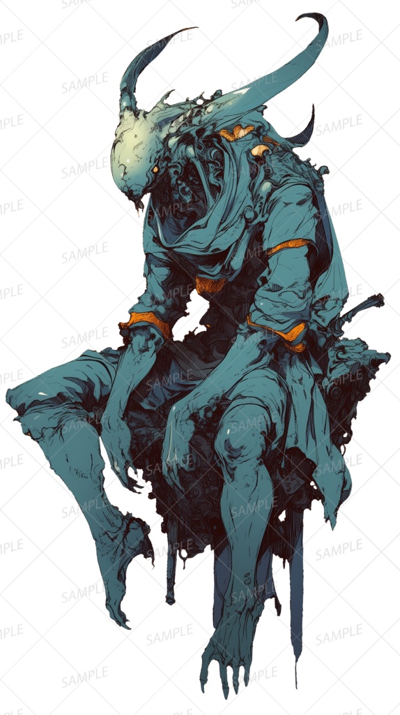 【神話生物】失われた記憶の残滓_立ち絵透過