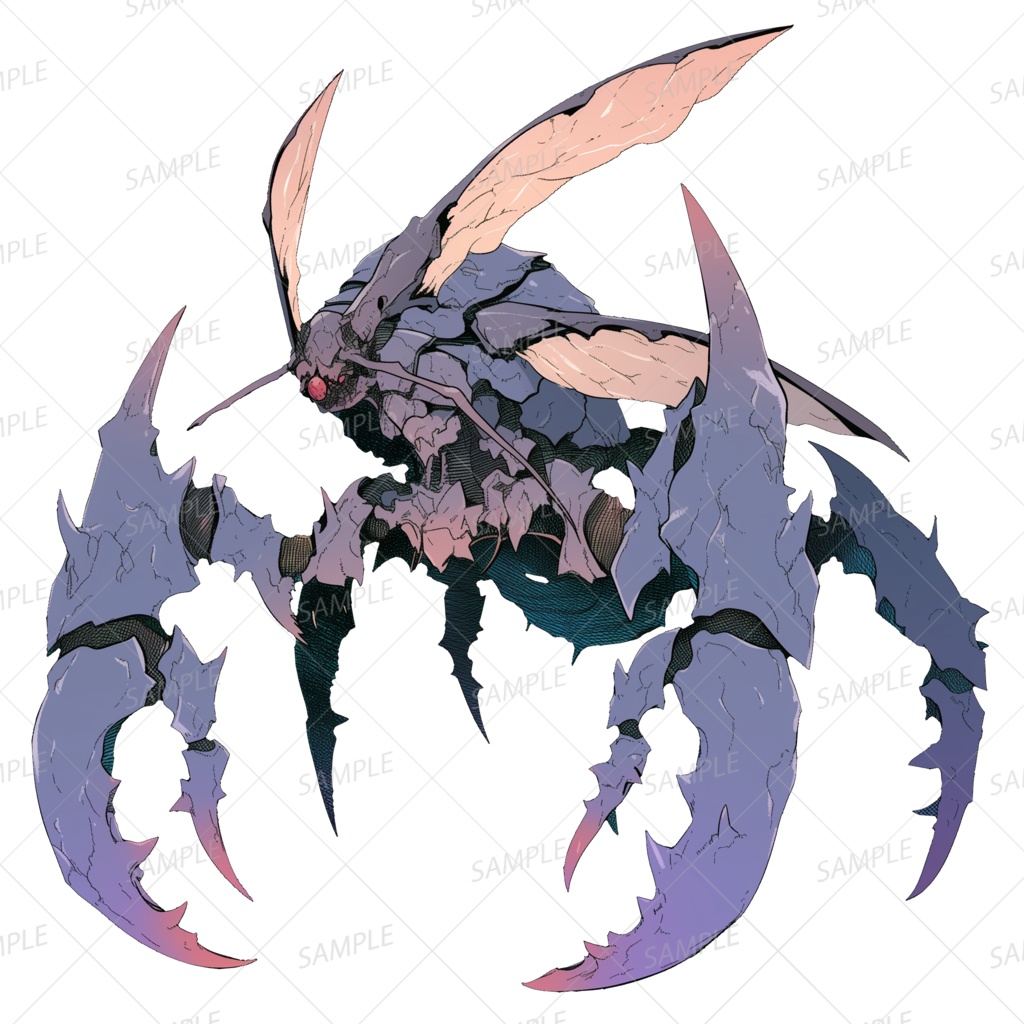 【神話生物】影の中を蠢く甲虫鬼_透過