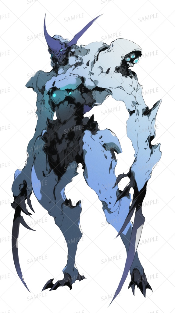 【神話生物】蒼刃の処刑人_立ち絵透過