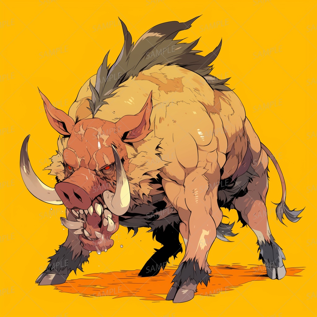 【神話生物】荒野を駆ける暴獣