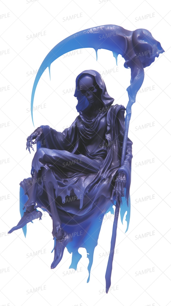 【神話生物】霊気の衣を纏う虚像_立ち絵透過