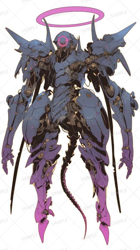 【神話生物】崇拝されし拒絶の機兵_立ち絵透過