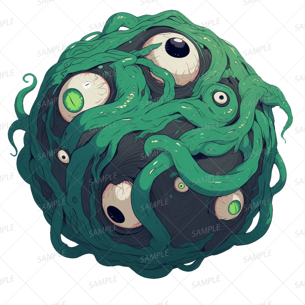 【神話生物】脈動する恐怖の視座_透過