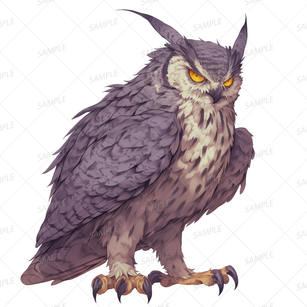 【神話生物】夜を統べる金眼の賢者_透過