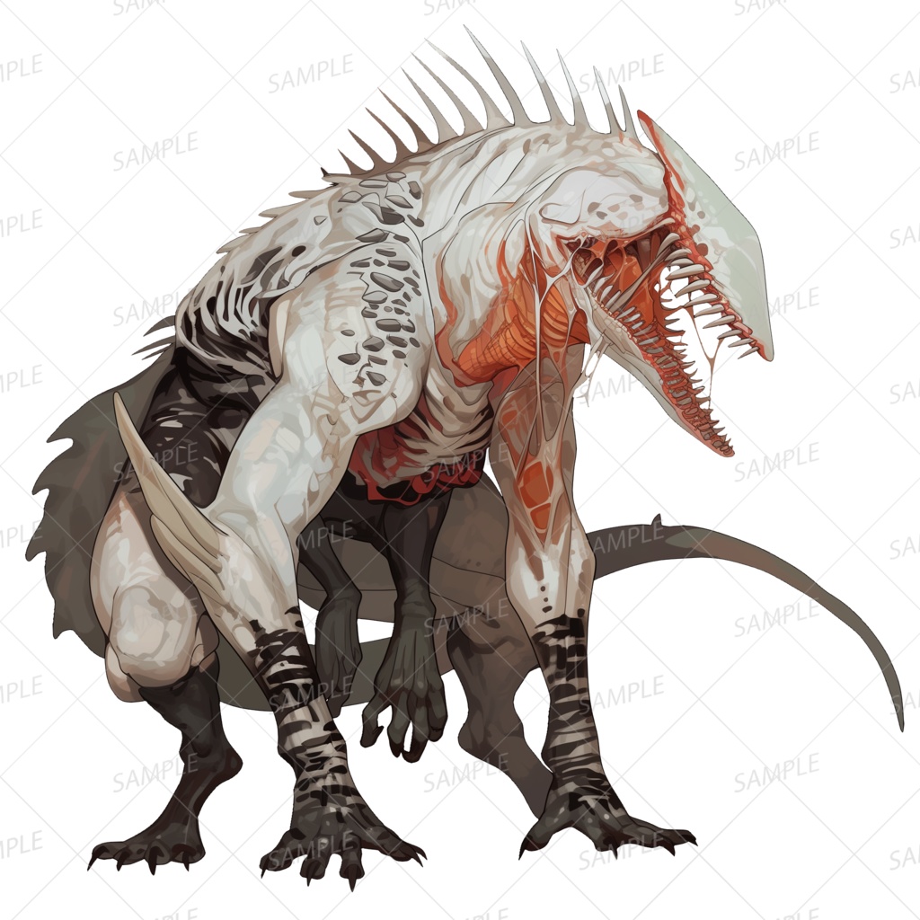 【神話生物】破滅のために進化した咬撃者_透過