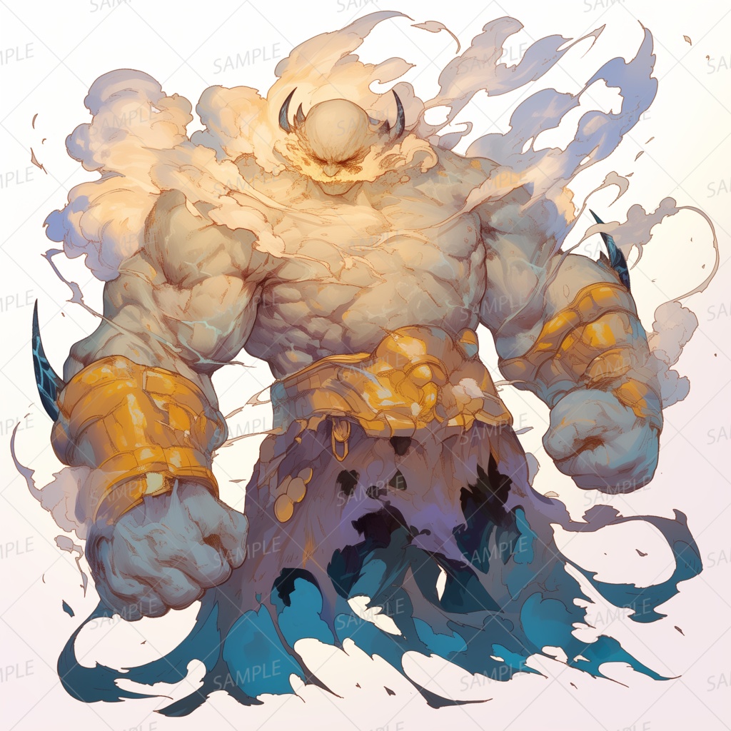 【神話生物】燃え尽きぬ憤怒の魔神