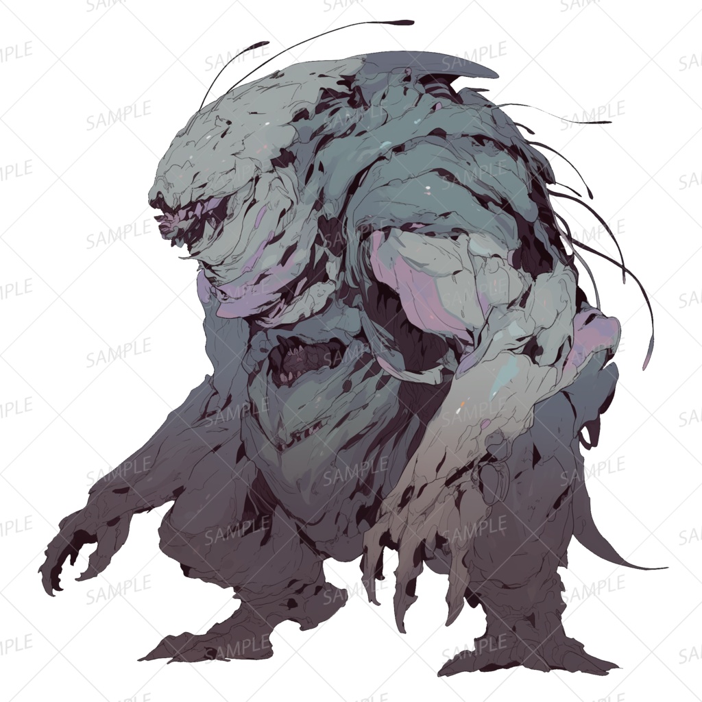 【神話生物】腐肉を纏う魂なき者_透過