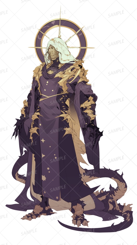 【神話生物】静謐なる破戒僧_立ち絵透過