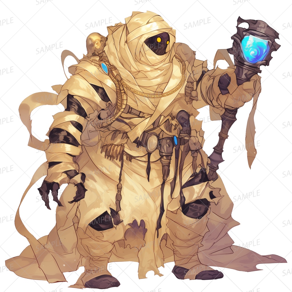 【神話生物】千年の目覚めし呪者_透過