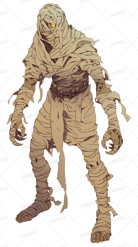 【神話生物】乾きの徘徊者_立ち絵透過