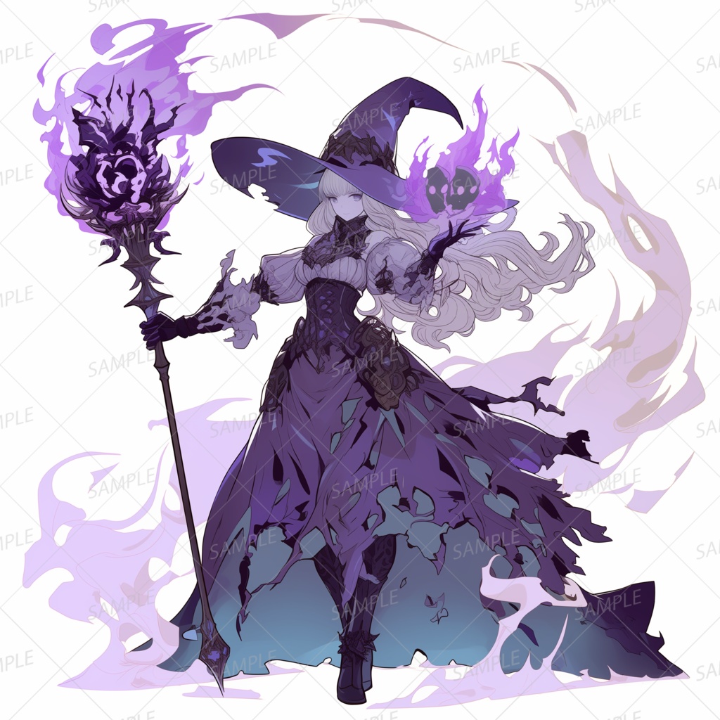 【神話生物】夜の帳の黒魔女