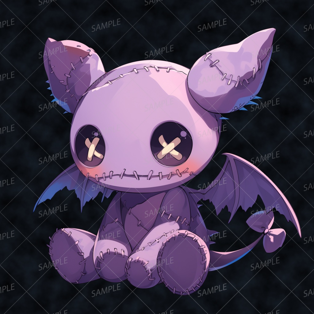 【神話生物】ツギハギの悪魔ちゃん_透過