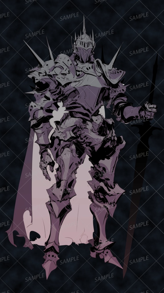 【神話生物】呪鎧の継承者_立ち絵透過