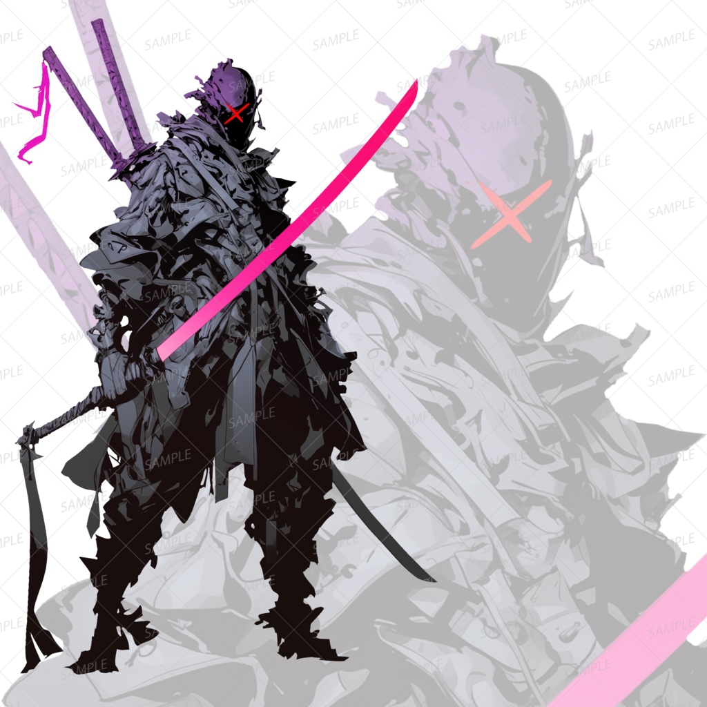 【神話生物】影滅ノ機忍X_立ち絵透過