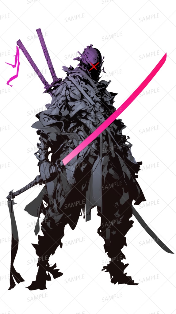 【神話生物】影滅ノ機忍X_立ち絵透過