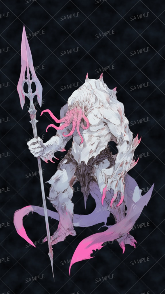 【神話生物】統べる夢界より出ずるもの_立ち絵透過