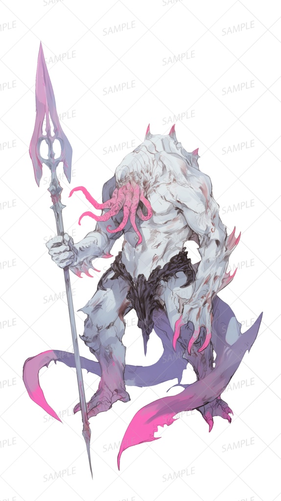 【神話生物】統べる夢界より出ずるもの_立ち絵透過