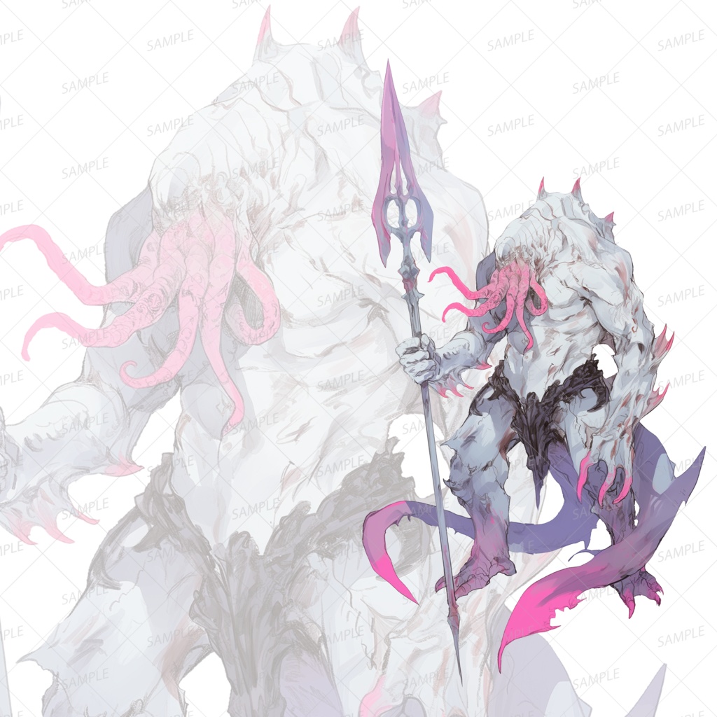【神話生物】統べる夢界より出ずるもの_立ち絵透過