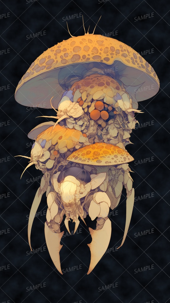 【神話生物】腐海より這い出る者_立ち絵透過