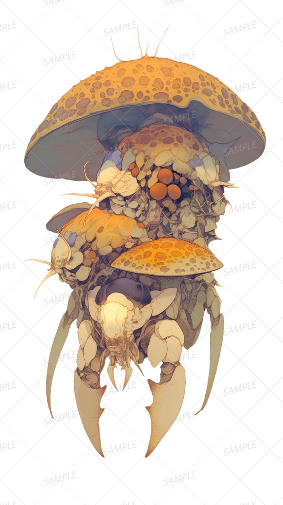 【神話生物】腐海より這い出る者_立ち絵透過